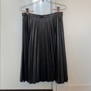 J. Crew faux leather skirt